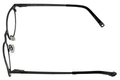Tumi Mens Stainless Steel Round Eyewear Frame T107 Gunmetal 49mm