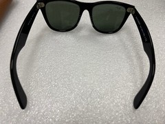 Rare Ray-Ban RB2140-A 901 54-18 3N Unisex Sunglasses Hand Made in Italy black