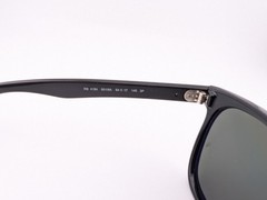 Ray-Ban Sunglasses, Polarized Lenses, RB 4184 601/9A 3P Black, 54-17-145, Brazil