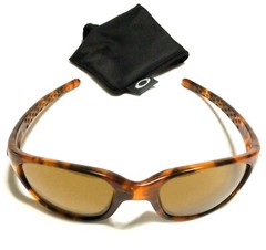 RARE OAKLEY FIVES GEN 1 SUNGLASSES Tortoise w/ Gold Icons Gold Iridium Lenses