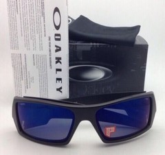 OAKLEY POLARIZED Sunglasses GASCAN OO 26-244 Matte Black Frame /Ice Iridium Lens