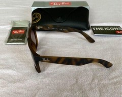 New Ray-Ban Justin RB4165 Tortoise Matte / Brown Gradient  Sunglasses