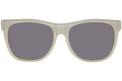 RetroSuperFuture Basic Sunglasses Matte White/Blue Tint Square Shape 55mm