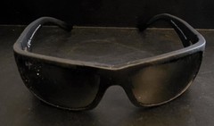 Maui Jim World Cup MJ 266-02MR Black Rubber Polarized Sunglasses Gray