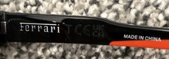 Ferrari Scuderia FZ6006 Black Sunglasses 58mm 18mm 145mm – FRAME ONLY