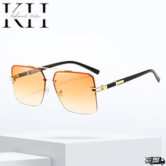 Men’s Sunglasses Designer Square Classic Gold Frame Shades Metal Fashion Hip Hop
