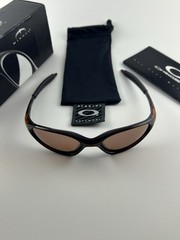 Oakley Minute 1.0 Tangerine W/Flower Frame VR28 Black Iridium Lens+Box 04-509