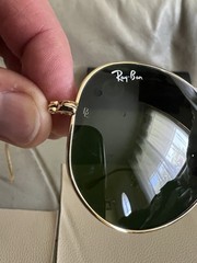 Vintage Ray Ban B&L RB3025 Aviator 55/14 Gold Sunglasses Made In USA