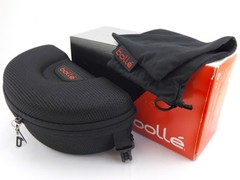 New Bolle AEROMAX Sunglasses | 12269 Matte Black Translucid Blue / TNS Gun Lens
