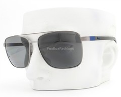 Ralph Lauren Polo Sunglasses Shiny Gunmetal Polarized PH 3137 9002/81 with Case