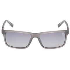 Timberland Men’s Sunglasses Grey/Other Rectangular Full Rim Frame TB00019 5820D