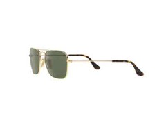 RAY BAN | CARAVAN LARGE | 3136 181 | 58 | GOLD | GREEN | NON POLARIZED