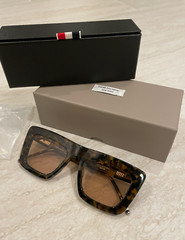 AUTHENTIC Thom Browne Sunglasses TBS415-52-02 Brown Tortoise Frame Lens 52mm