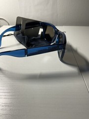 Vans Unisex Adult Foldable Spicoli Shades Transparent Blue UV400 Sunglasses