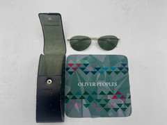 Oliver Peoples OV1005S Aero Sunglasses Silver/Green 57-17-140