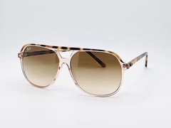 Ray Ban BILL RB2198 60mm Unisex Pilot Sunglasses – Havana / Brown Gradient Lens