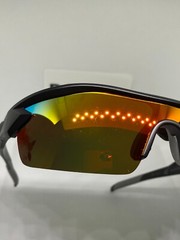 Battle Vision Anti-Glare Wrap Matte Black + Grey Polarized Sunglasses Z22-1224