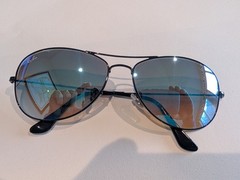 New Ray-Ban RB3362 Sunglasses 002/4O Brown Gradient, Blue mirror Backside AR