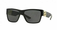 Versace Men’s VE4296 Sunglasses Black/Gray 59mm
