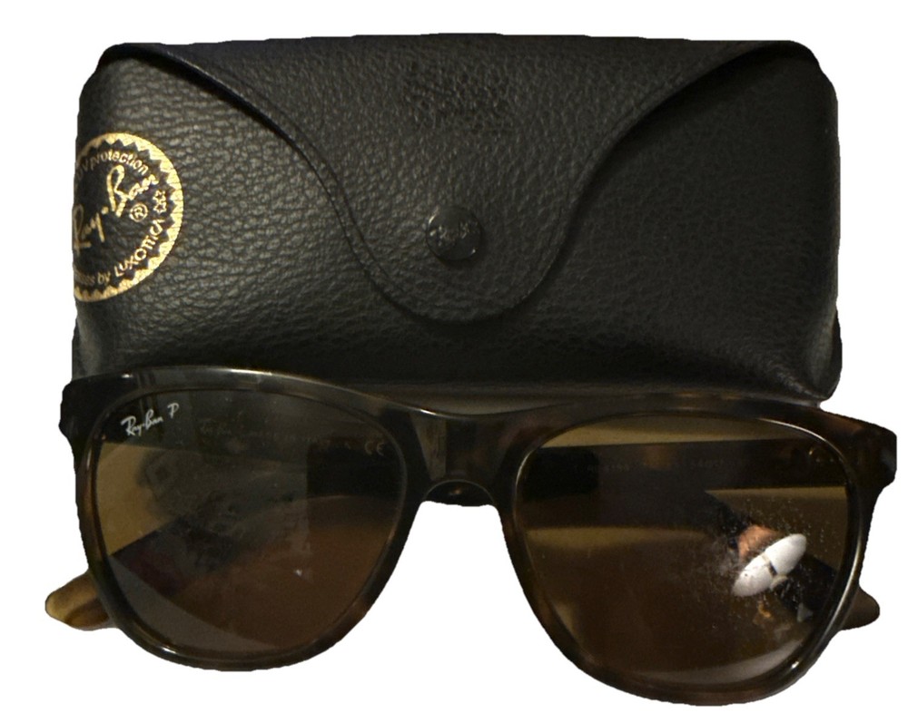 Ray-Ban RB 4184 710/83 Havana/Brown POLARIZED Sunglasses Italy Sold 4Frames Only
