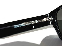 UK NEW Maui Jim KEAHI Gloss Black POLARIZED Neutral Grey GLASS Sunglass 873-02