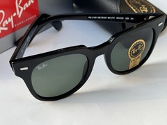 NEW Ray-Ban RB2168 901/31 METEOR Polished Black G-15 Green Sunglasses 50mm