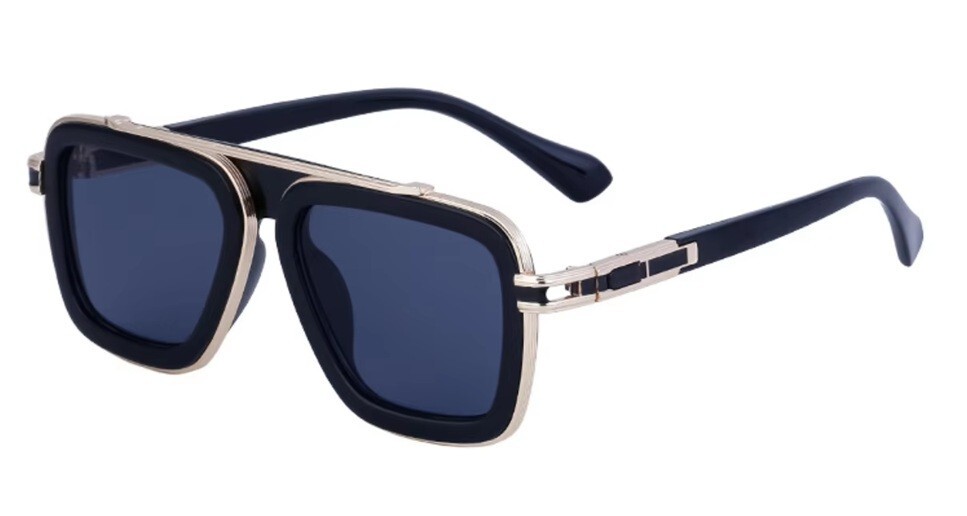 Unisex SUNGLASSES DESIGNER Aviator RETRO GOLD FRAME SHADES HIP HOP