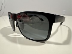 Maui Jim Red Sands Matte Black Gray Polarized Mens Sunglasses #P58
