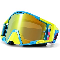 Motocross Goggles with Nose Guard, Anti-Fog OTG Dirt Bike Glasses for Men & W…
