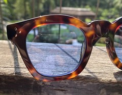 Vintage Blue Sunglasses Men Solid Acetate Tortoise Glasses Women Skyblue Glasses