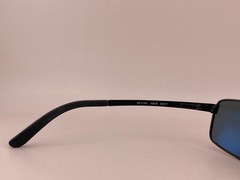 Ray Ban Sunglasses RB 3194 006/58 Black Metal Sports Wrap G15 Green Polarized