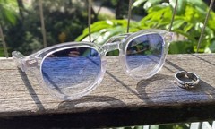 Men Blue Gradient Sunglasses Johnny Depp Sunglasses handmade blue sunglasses
