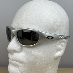 Vintage Oakley Ten X Silver Sunglasses Made In USA FRAMES ONLY