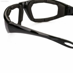 1 PAIR Combo Padded Goggles Wind Resistant Sunglasses Motorcycle Riding Glasses