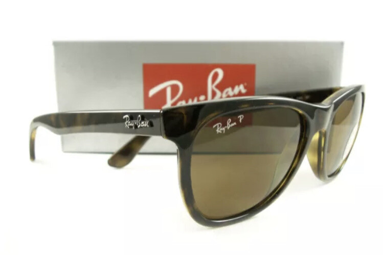 Ray-Ban RB 4184 710/83 54mm Unisex Tortoise Polarized Sunglasses New