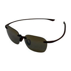 Maui Jim Komohana Matte Brown Rimless Sunglasses 50mm 12mm 136mm MJ446-26M Japan