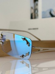 Gentle Monster MOSH Rimless Sunglasses Titanium Frame Blue Gradient Lens Unisex