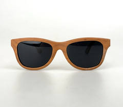 Wood Sunglasses Square Polarized Woodgrain Handmade Mirrored 53 [] 18 140