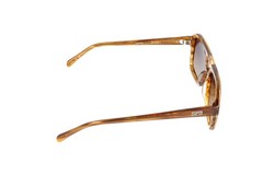 WMP Sydney Brown Aviator Polarized Sunglasses 54-20-144