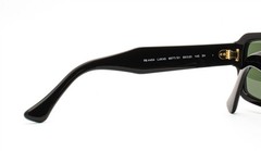 Ray-Ban Lukas Sunglasses RB 4454 6677/31 Polished Black Green Glass 56mm w/case