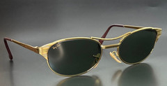 Ray-Ban Signet Vintage Sunglasses 70s 80s Bausch Lomb Classic Gold Logo Auth