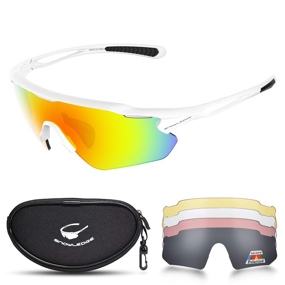 Cycling Glasses, TR90 Unbreakable Frame Polarized Anti-UV400 Sports Sunglasses