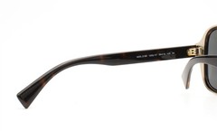 Versace VE 2199 1252/4T Sunglasses Brown Havana Gray Gold Mirror with Case