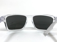 Oakley Sunglasses Sylas OO9448-2957 Polished Clear Frames w/ Prizm Black Lenses