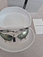 Gentle Monster Goxx 02 Sunglasses 2025 Bold Silver Frame Silver Lenses / FAST