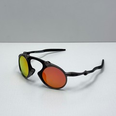 Oakley Madman OO6019 X-Metal Dark Carbon Ruby Polarized Sunglasses