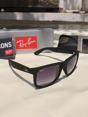 Ray-Ban Justin Polarized RB 4165 622/T3 Sunglasses Matte Black Frame 54mm 4165-1