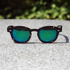 Vintage Johnny Depp sunglasses mens tortoise glasses purple blue green grey lens