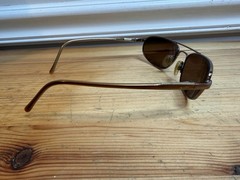 Maui Jim Sunglasses, Duke MJ-180-23 Gloss Copper, Metal, Made in Japan READ