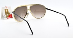 ALPINA M1 True Vintage Sunglasses 80s Gold Gold Black Small 60-12 W.Germany